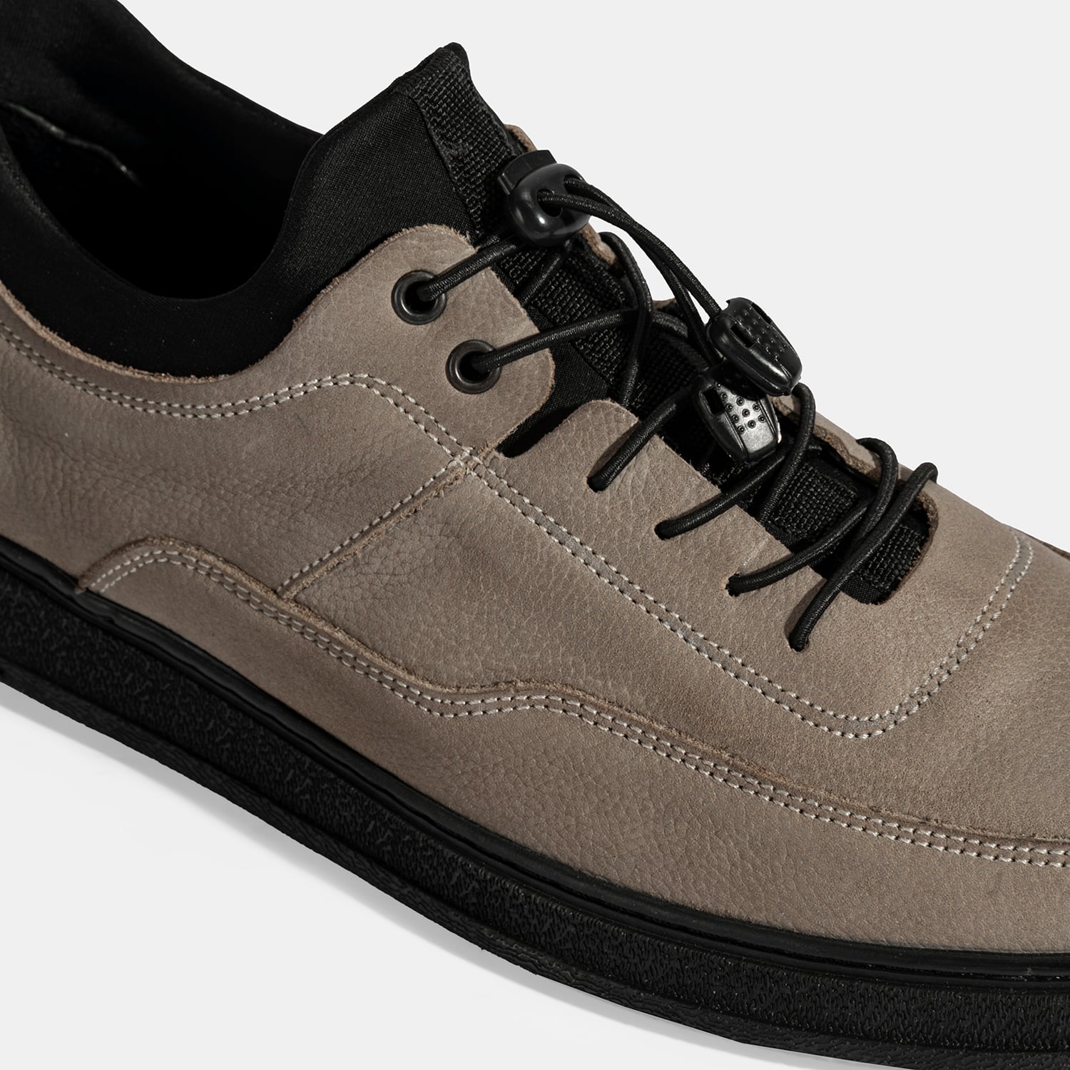 Desa Siyah Desa Bağcıklı Erkek Nubuk Deri Sneaker