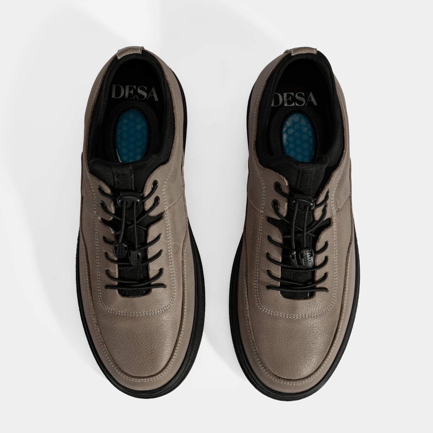 Desa Siyah Desa Bağcıklı Erkek Nubuk Deri Sneaker