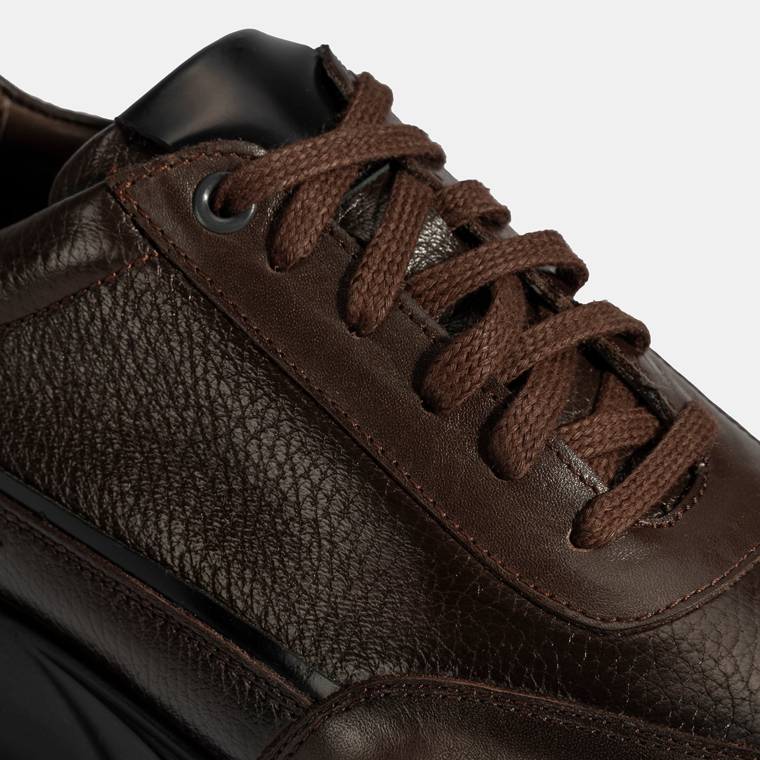 Desa Siyah Desa Bağcıklı Erkek Deri Sneaker