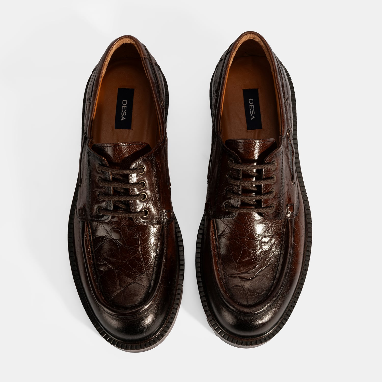 Desa Siyah Desa Bağcıklı Erkek Deri Günlük Ayakkabı