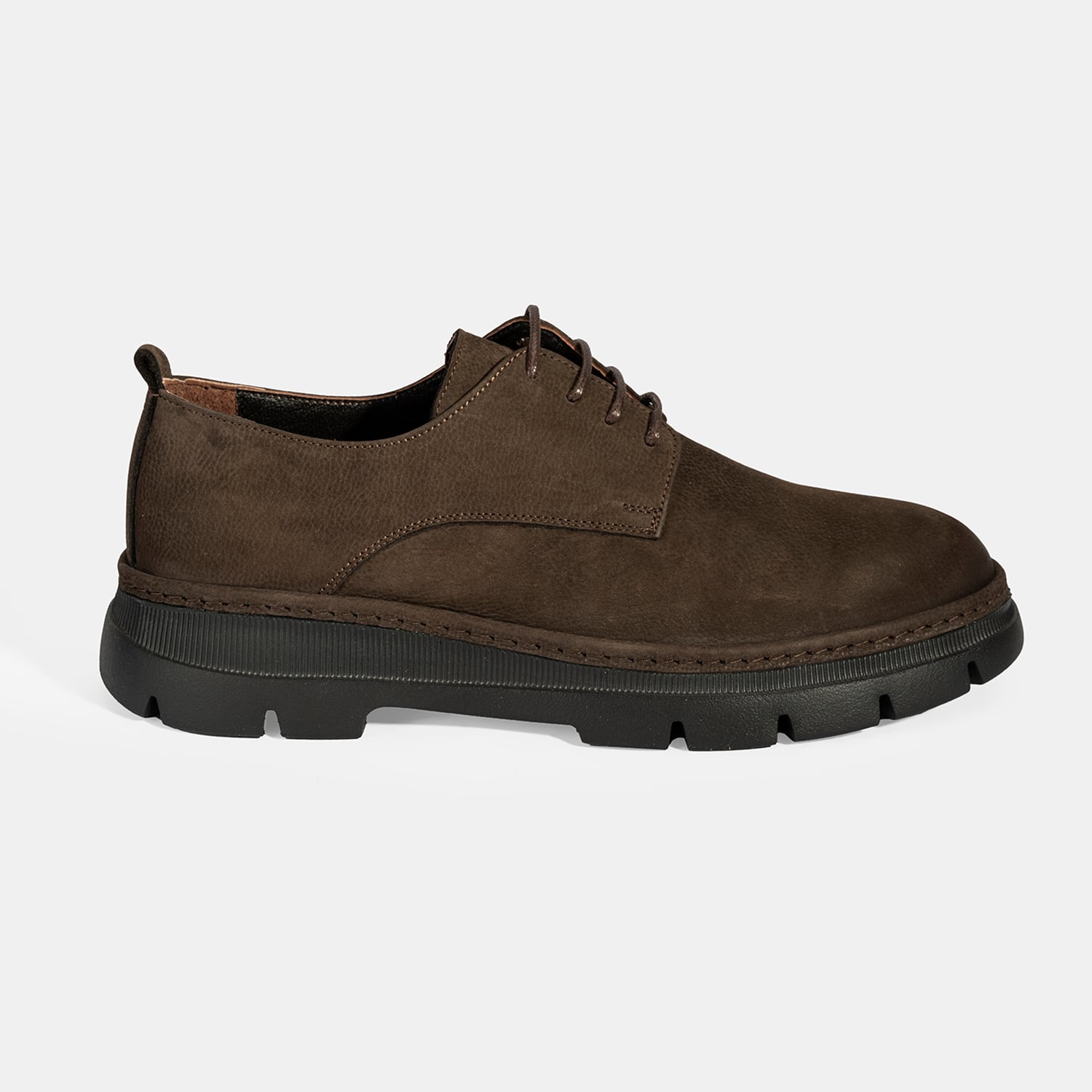Desa Kahverengi Desa Bağcıklı Erkek Nubuk Deri Ayakkabı