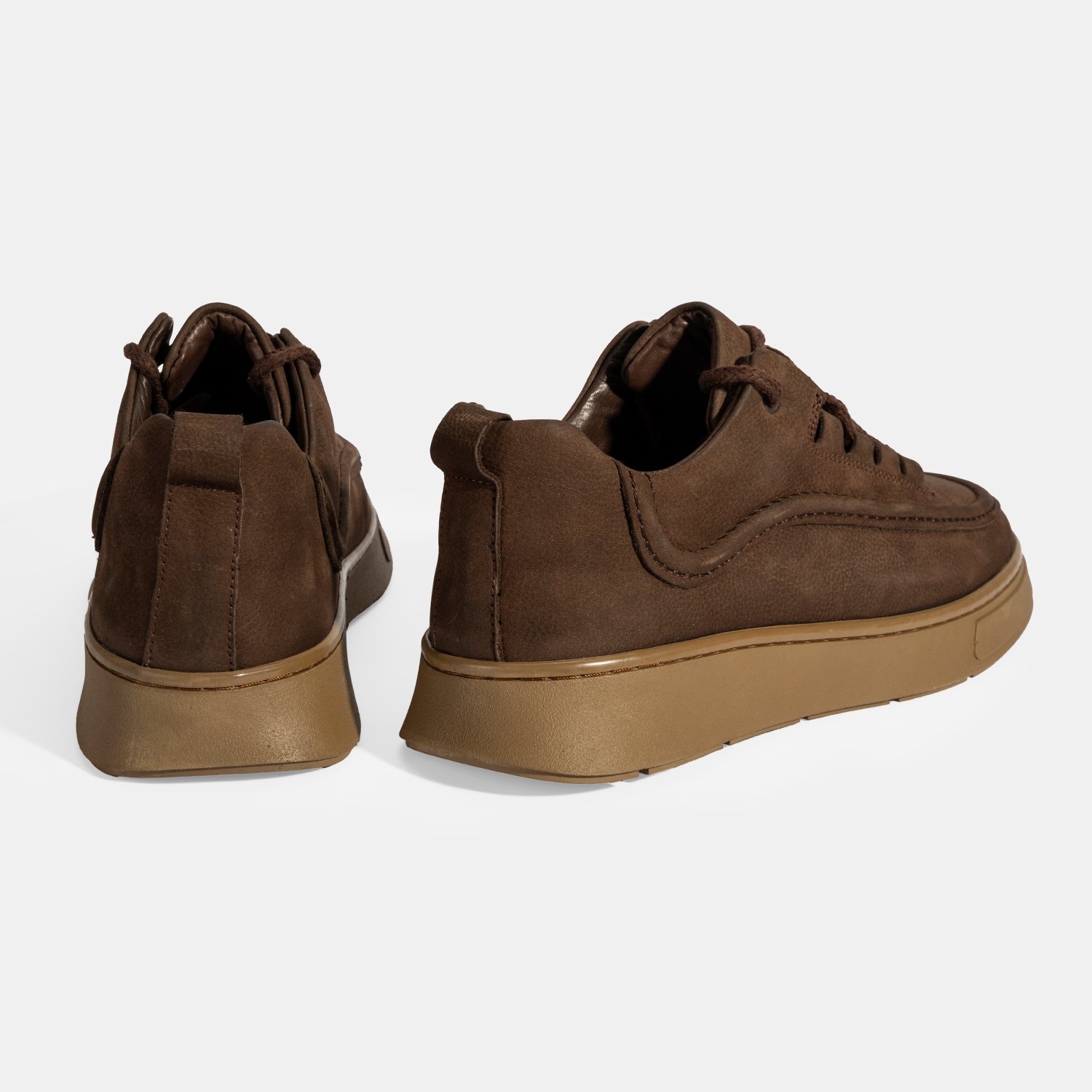 Desa Siyah Desa Bağcıklı Erkek Nubuk Deri Sneaker