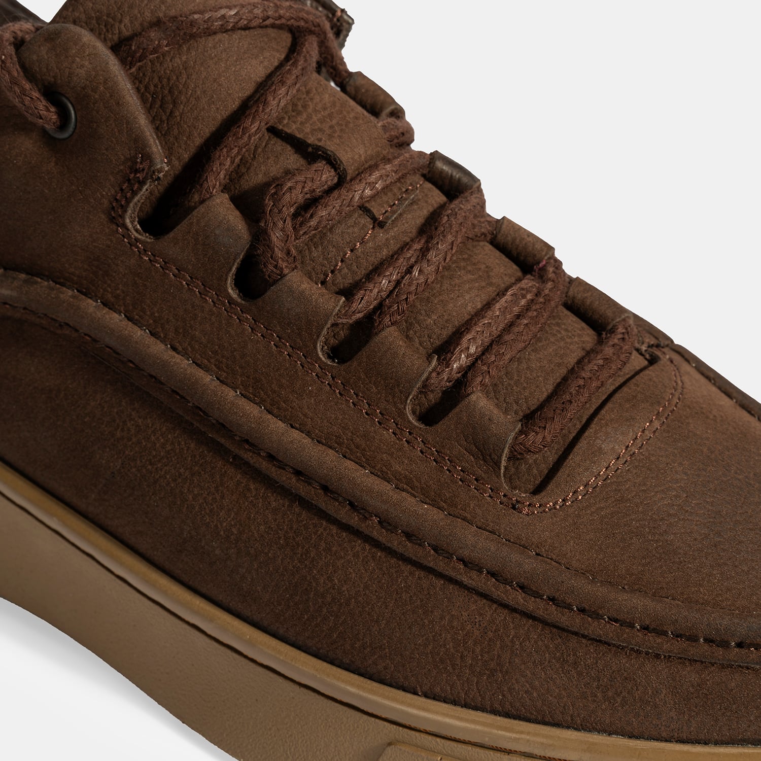 Desa Siyah Desa Bağcıklı Erkek Nubuk Deri Sneaker