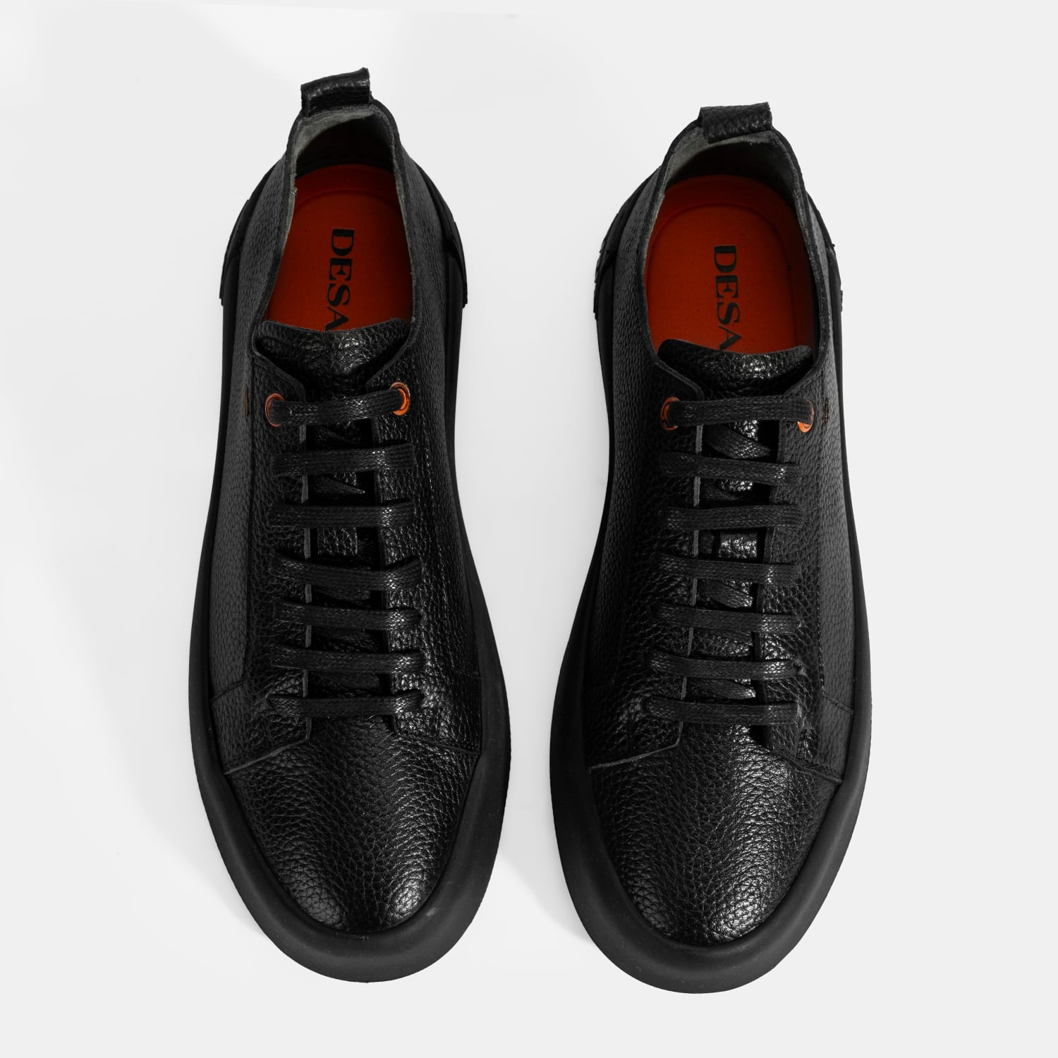 Desa Siyah Desa Bağcıklı Erkek Deri Sneaker