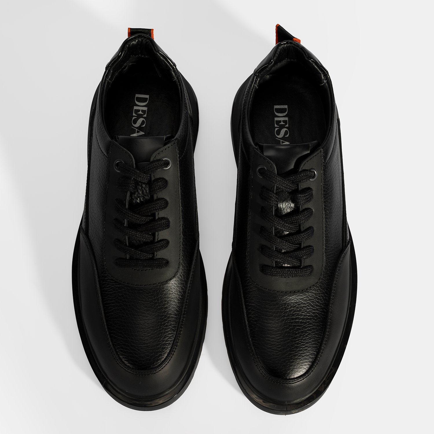 Desa Siyah Desa Bağcıklı Erkek Deri Sneaker