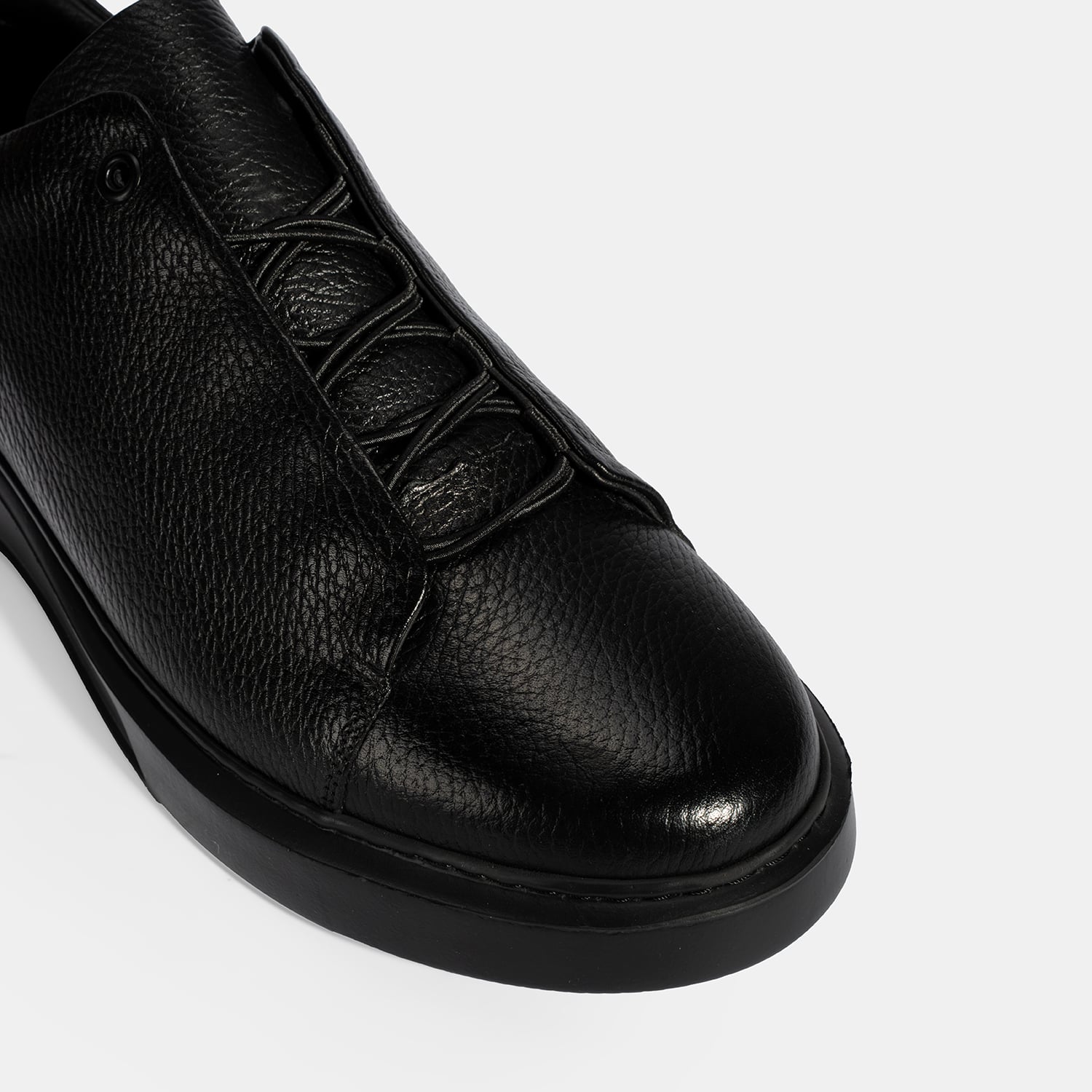 Desa Siyah Desa Bağcıklı Erkek Deri Sneaker