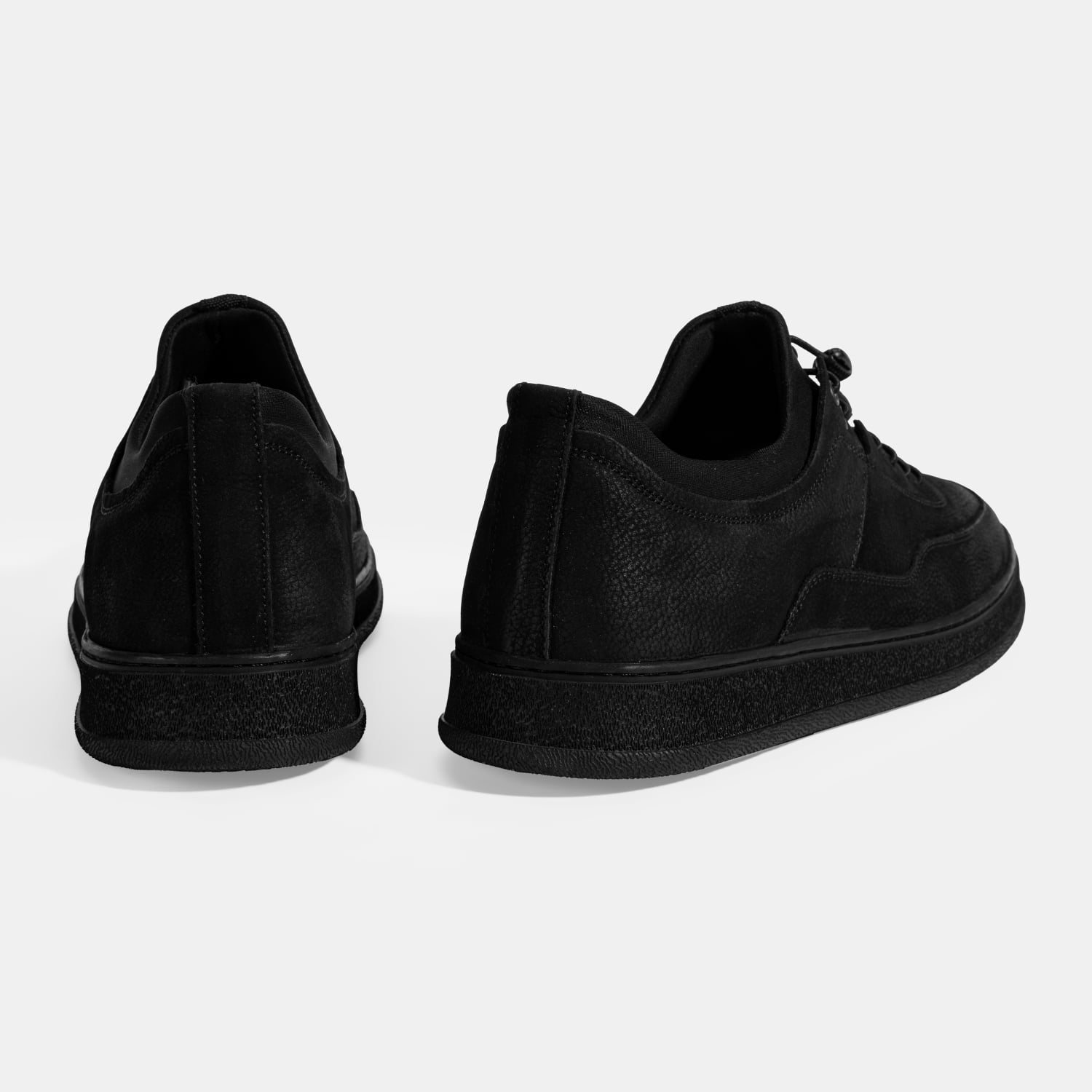 Desa Siyah Desa Bağcıklı Erkek Nubuk Deri Sneaker