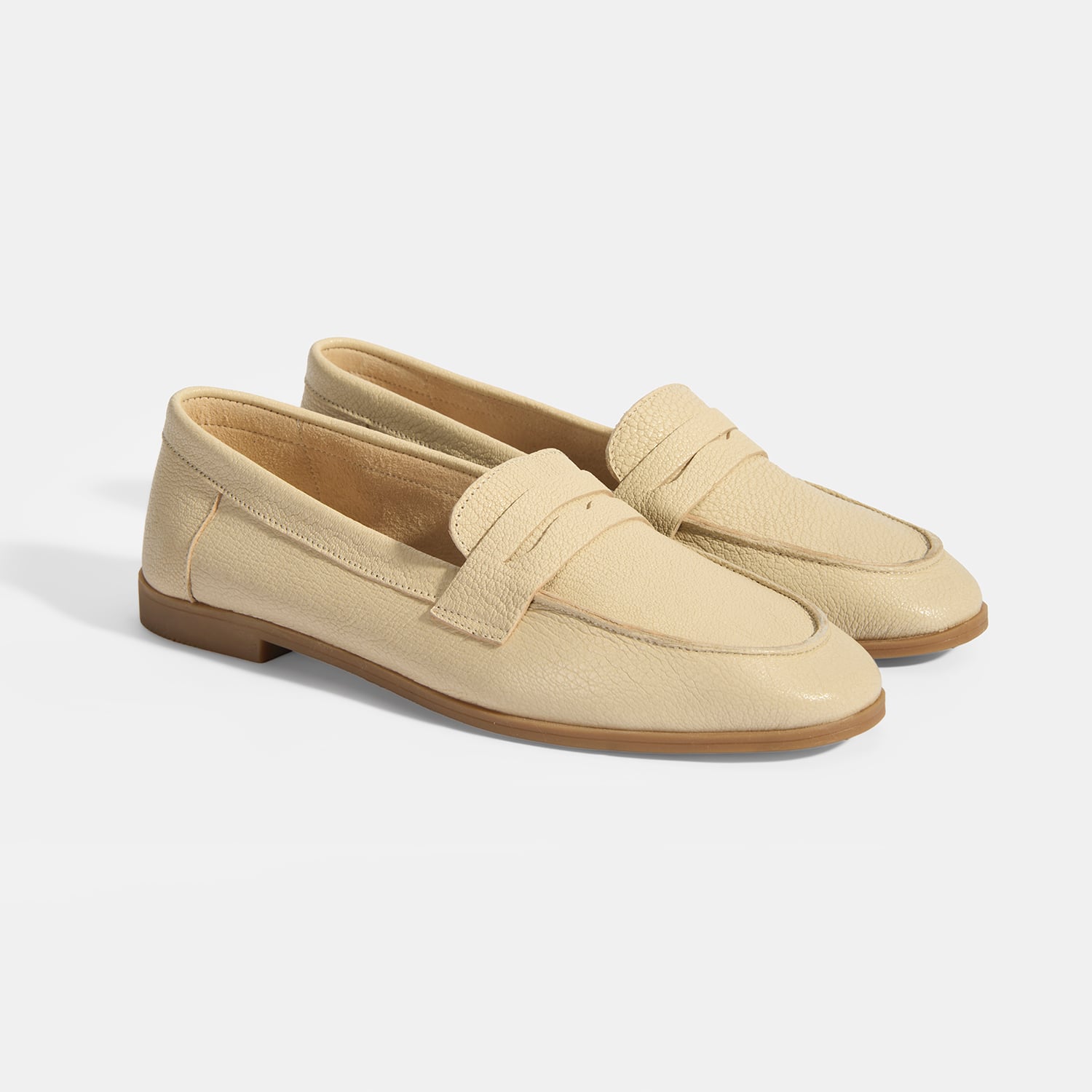 Desa Sarı Desa Slip Kadın Slip-On Deri Loafer