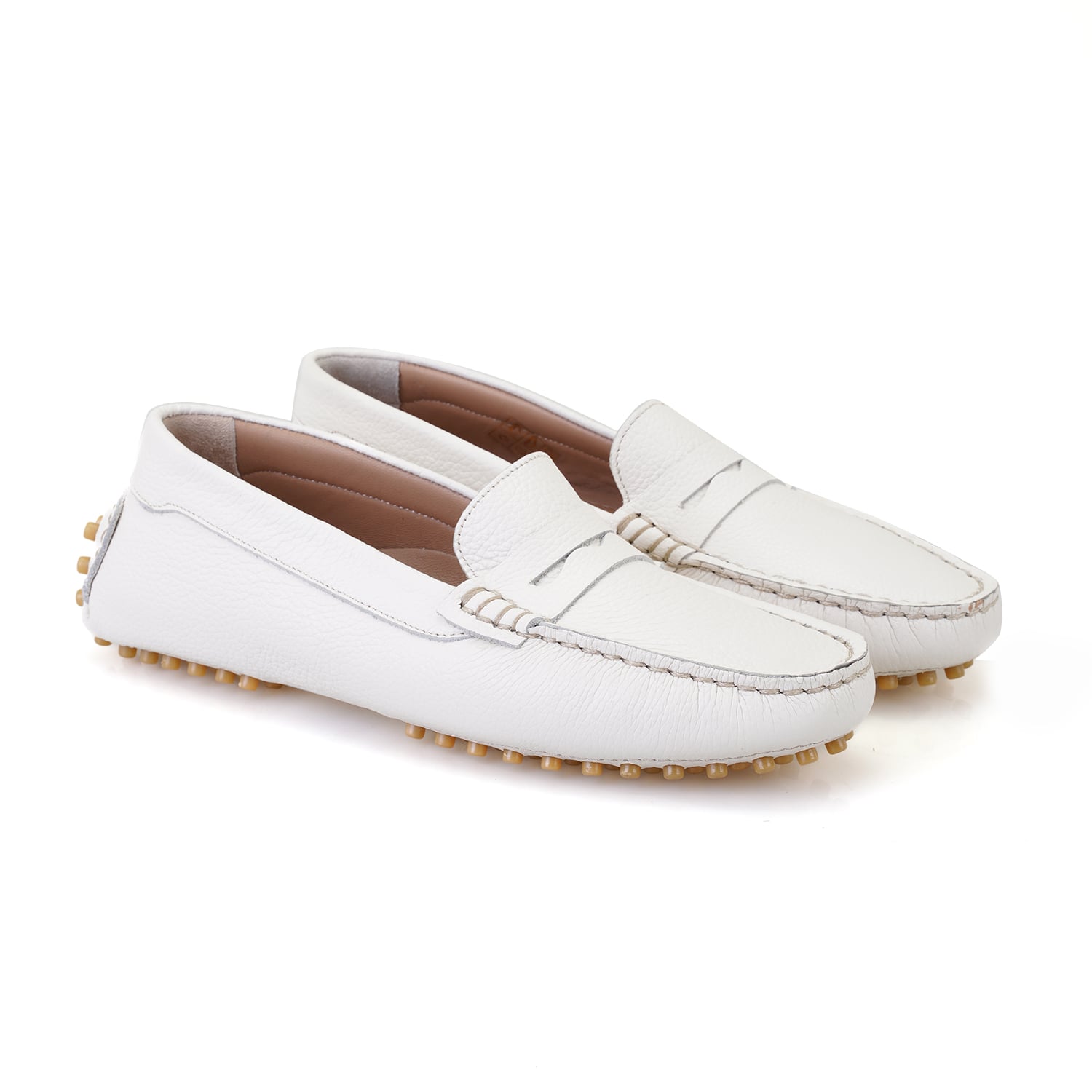 Desa Beyaz Desa Deri Kadın Loafer