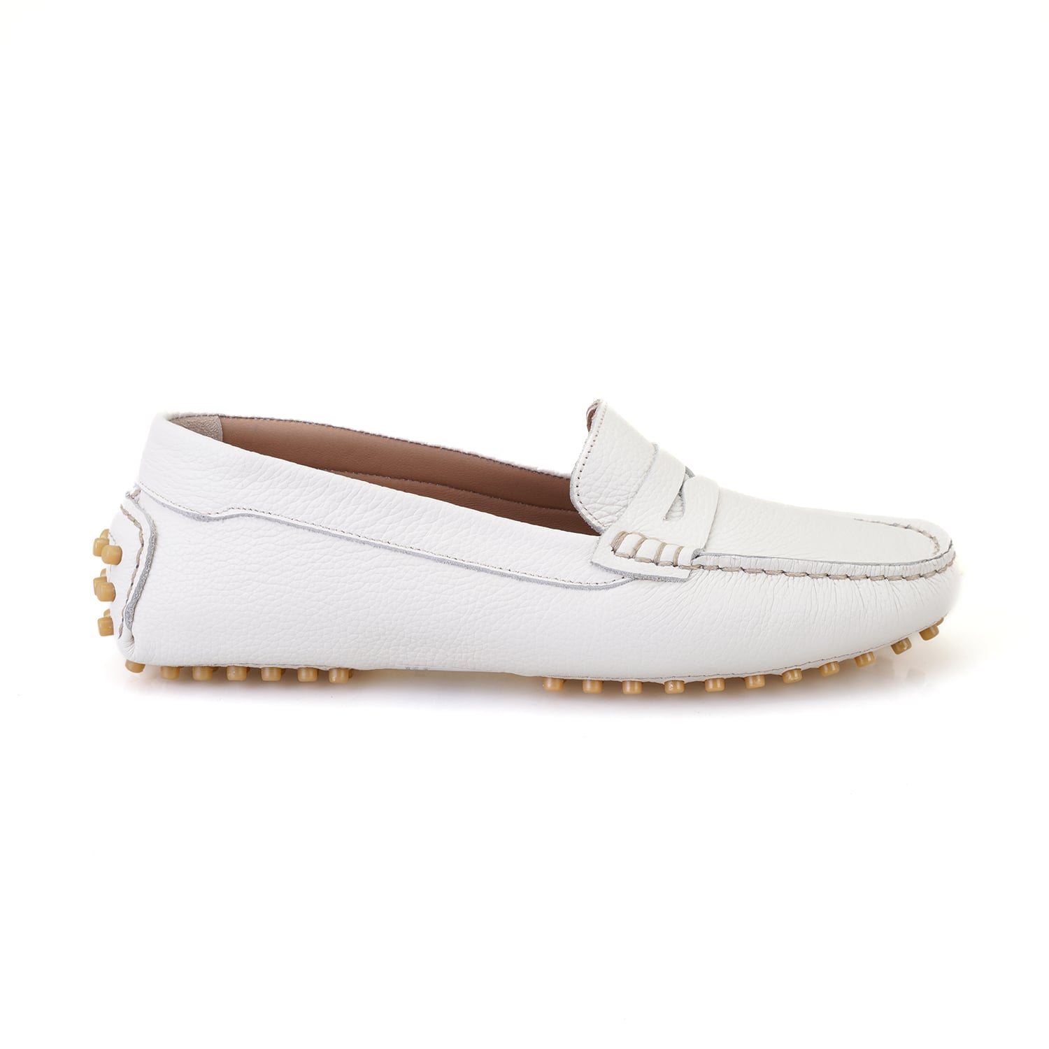 Desa Beyaz Desa Deri Kadın Loafer