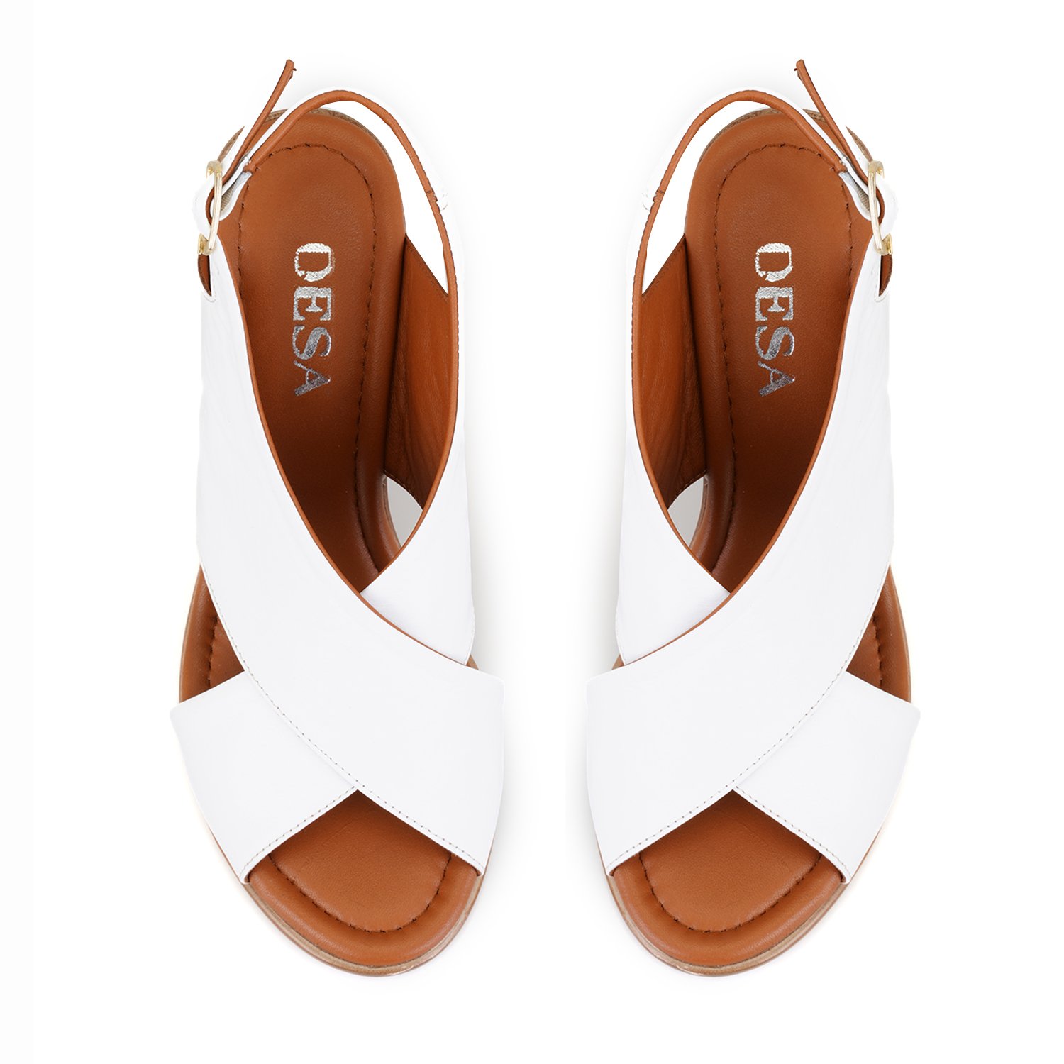 Desa Taba Desa Deri Kadın Topuklu Sandalet