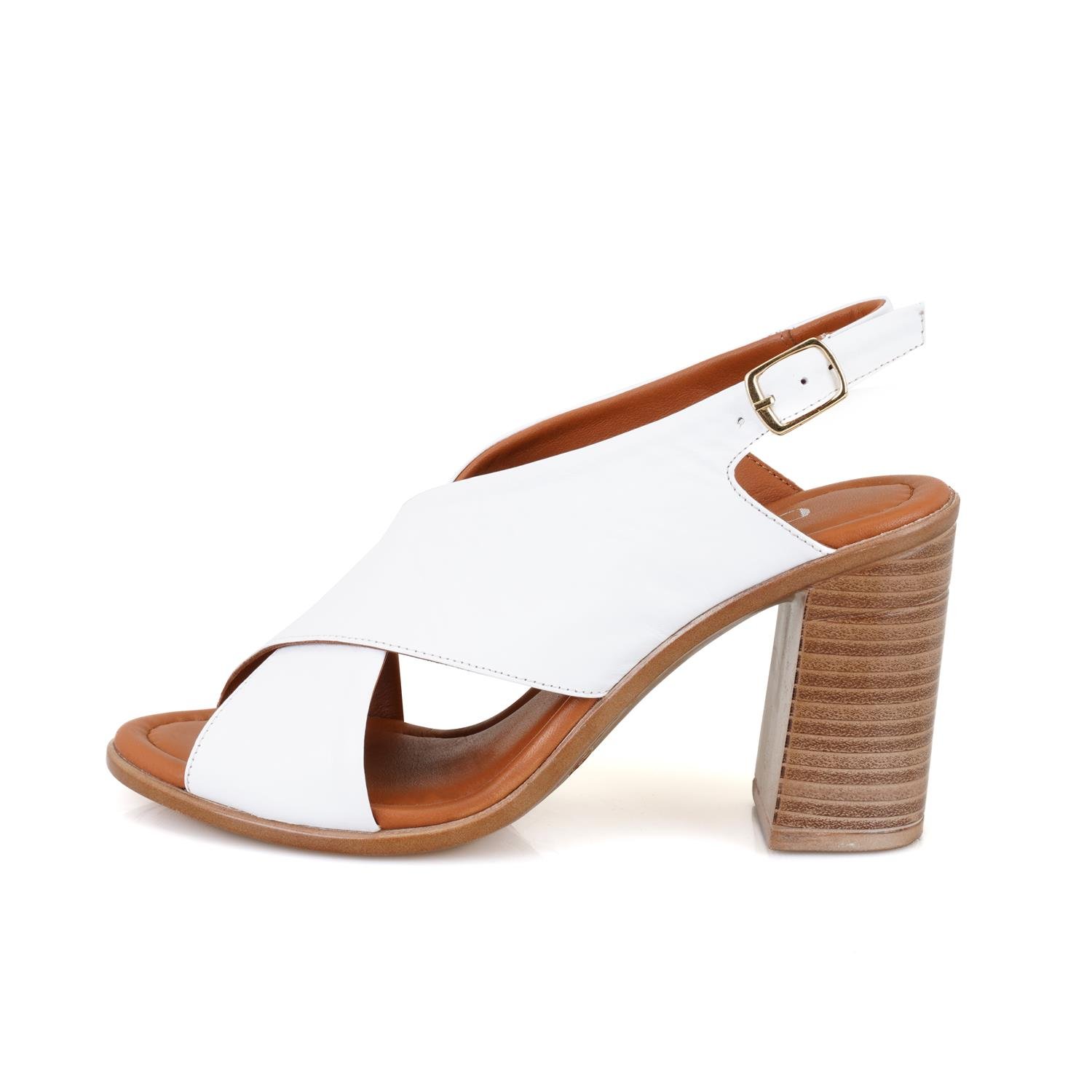 Desa Taba Desa Deri Kadın Topuklu Sandalet