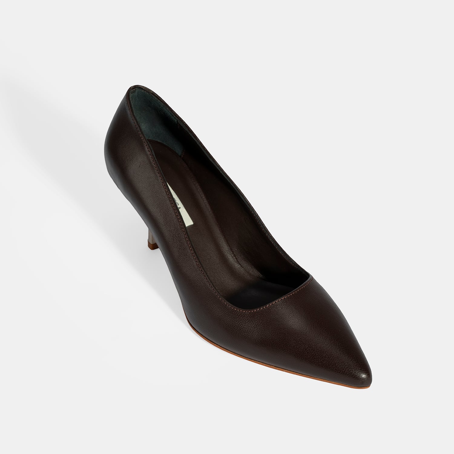 Desa Kahverengi Desa Deri Kadın Stiletto