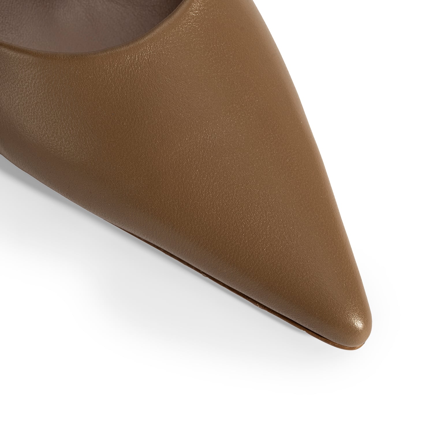 Desa Beyaz Desa Deri Kadın Topuklu Terlik