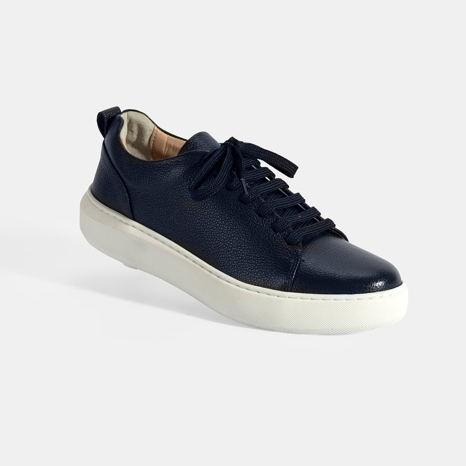 Desa Lacivert Desa Bağcıklı Kadın Deri Sneaker