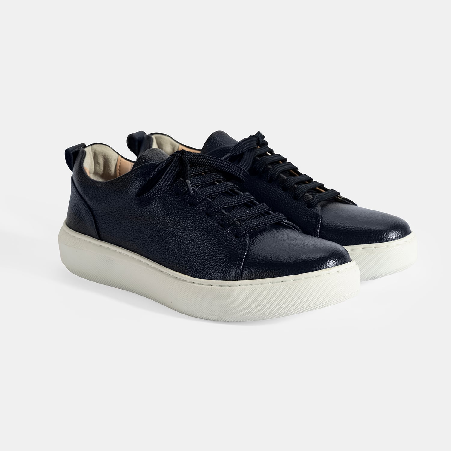 Desa Lacivert Desa Bağcıklı Kadın Deri Sneaker