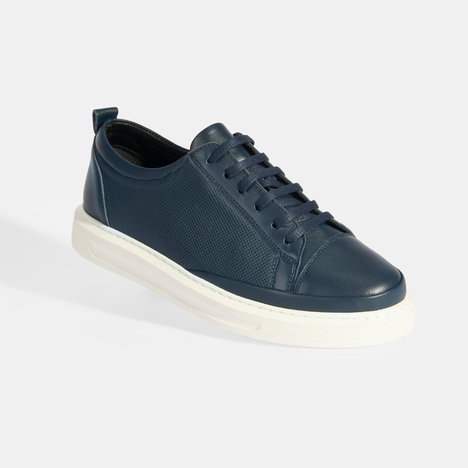 Desa Lacivert Desa Deri Kadın Bağcıklı Spor Ayakkabı