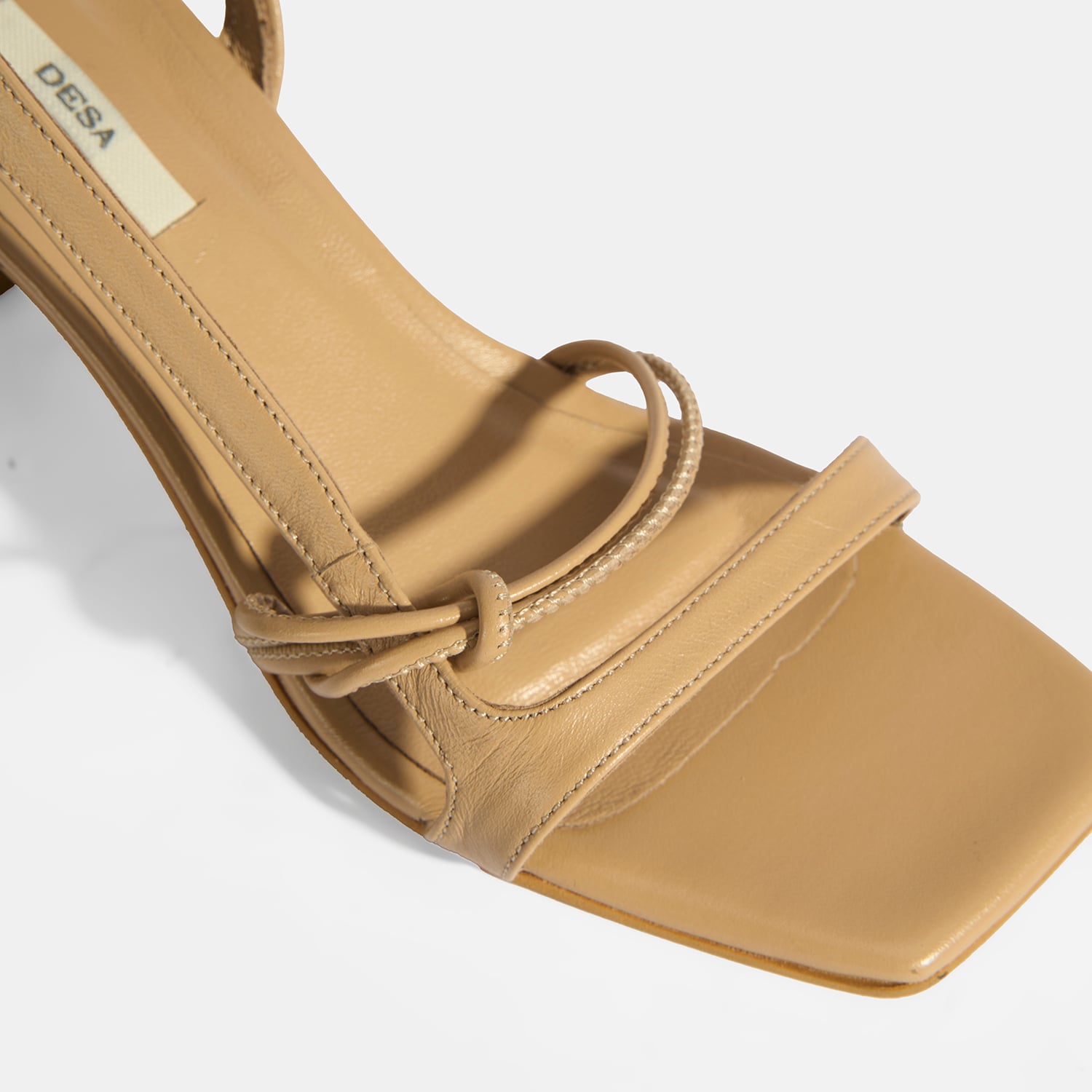 Desa Ten Desa Deri Kadın Topuklu Sandalet