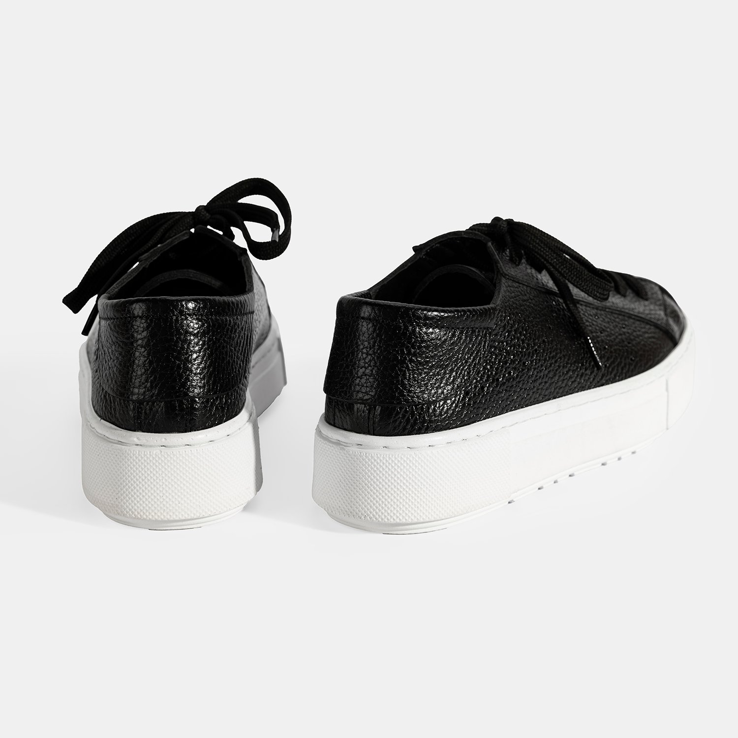 Desa Siyah Desa Bağcıklı Kadın Deri Sneaker