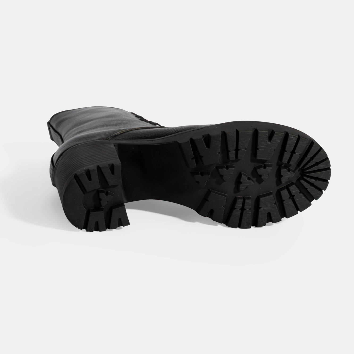 Desa Siyah Desa Bağcıklı Kadın Kalın Topuklu Deri Bot