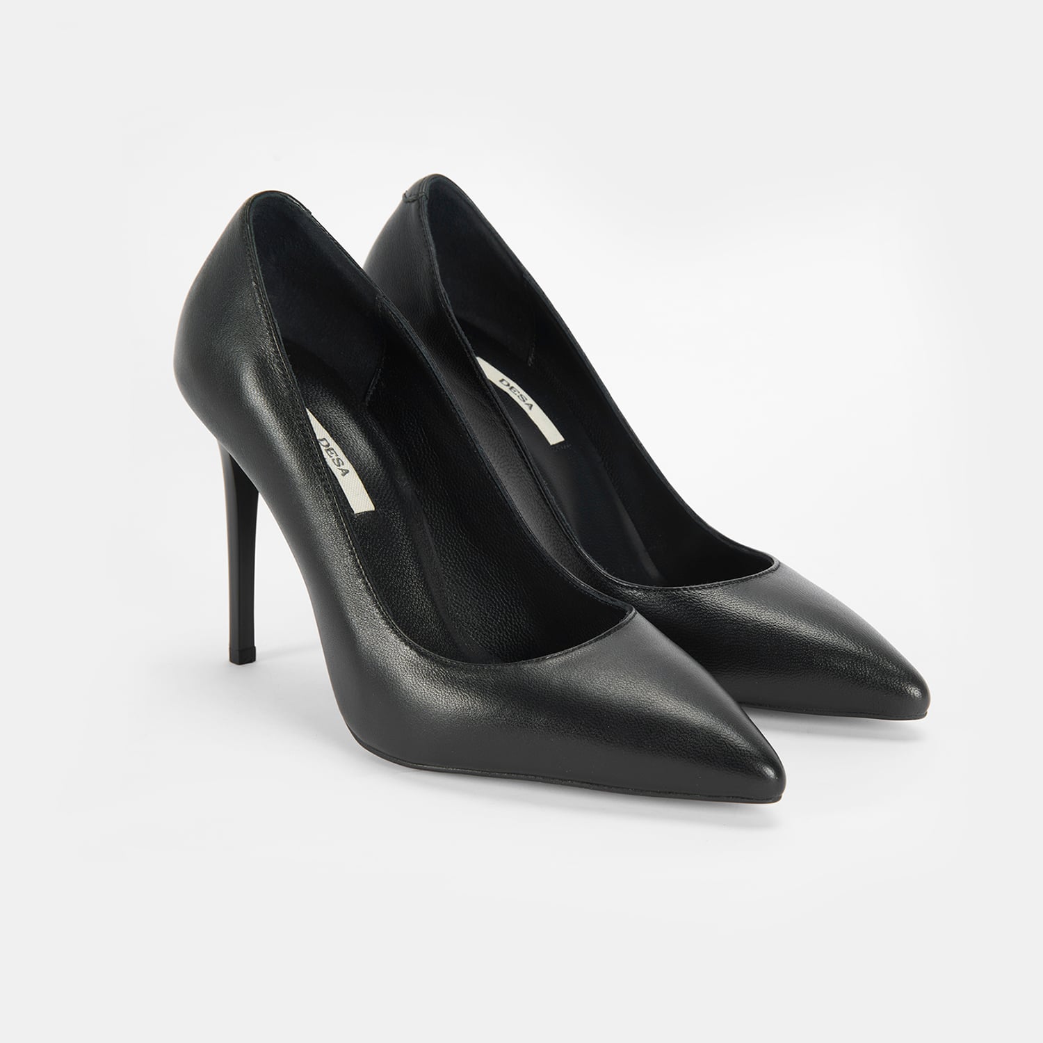 Desa Ten Desa Deri Kadın Topuklu Klasik Ayakkabı