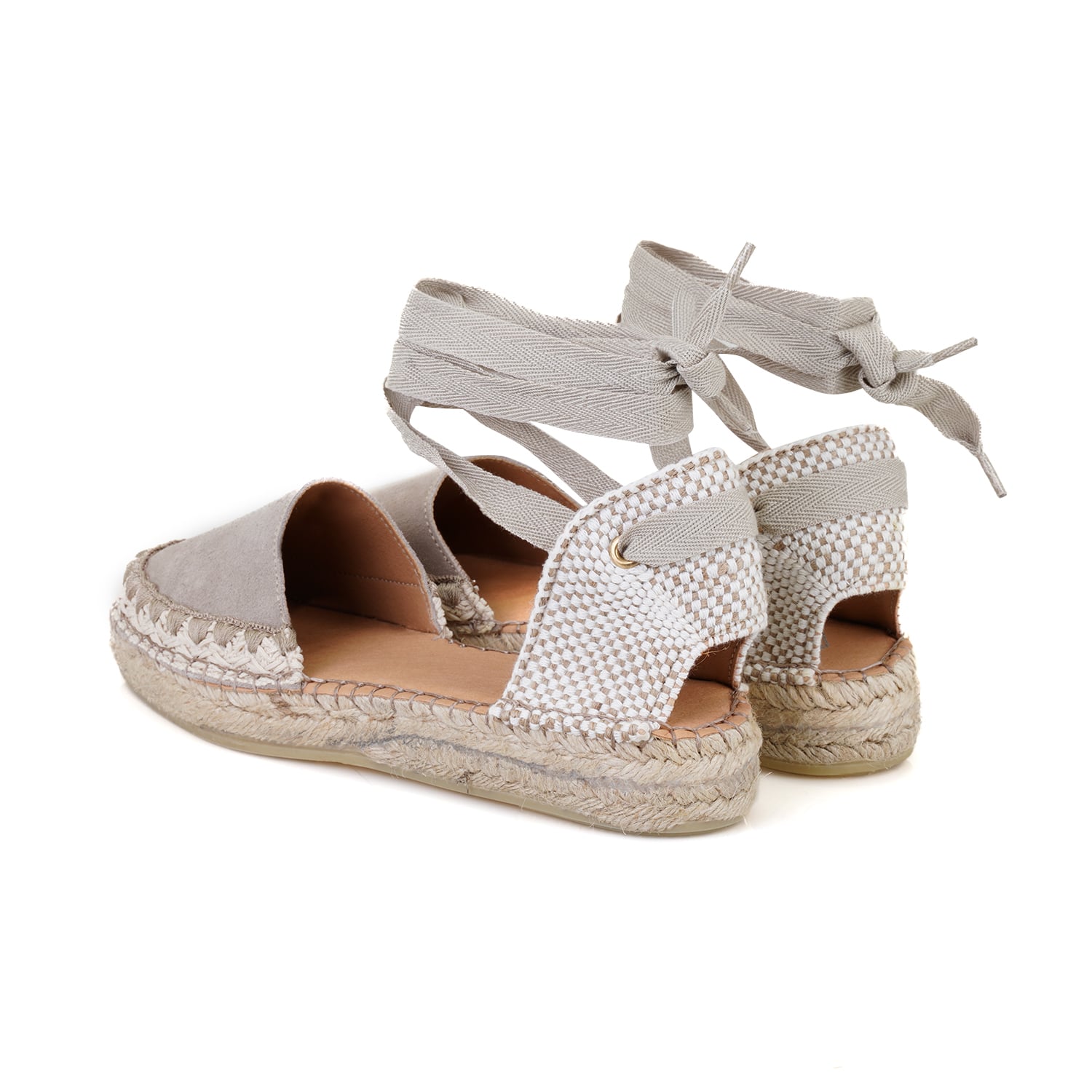 Desa Siyah Desa Deri Kadın Espadril Sandalet