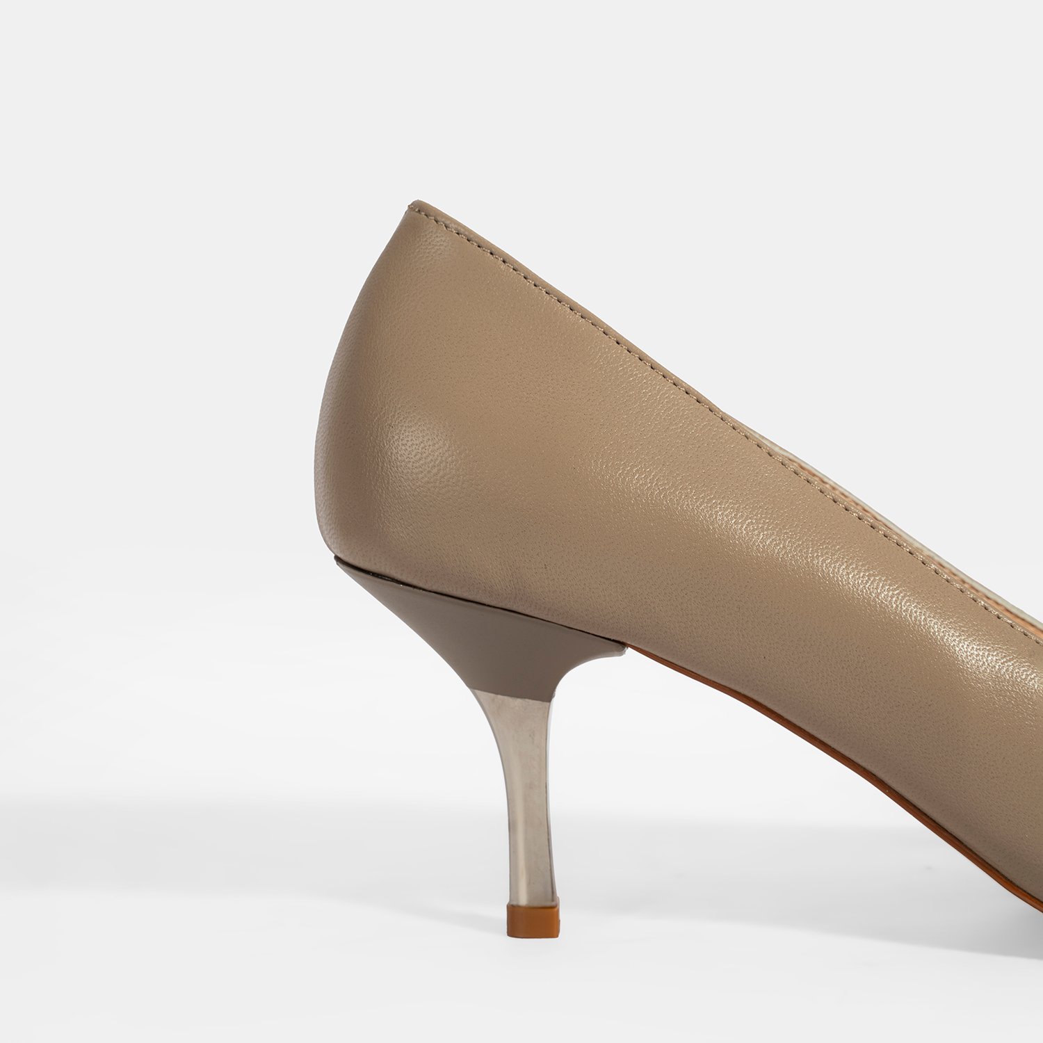 Desa Kahverengi Desa Deri Kadın Stiletto