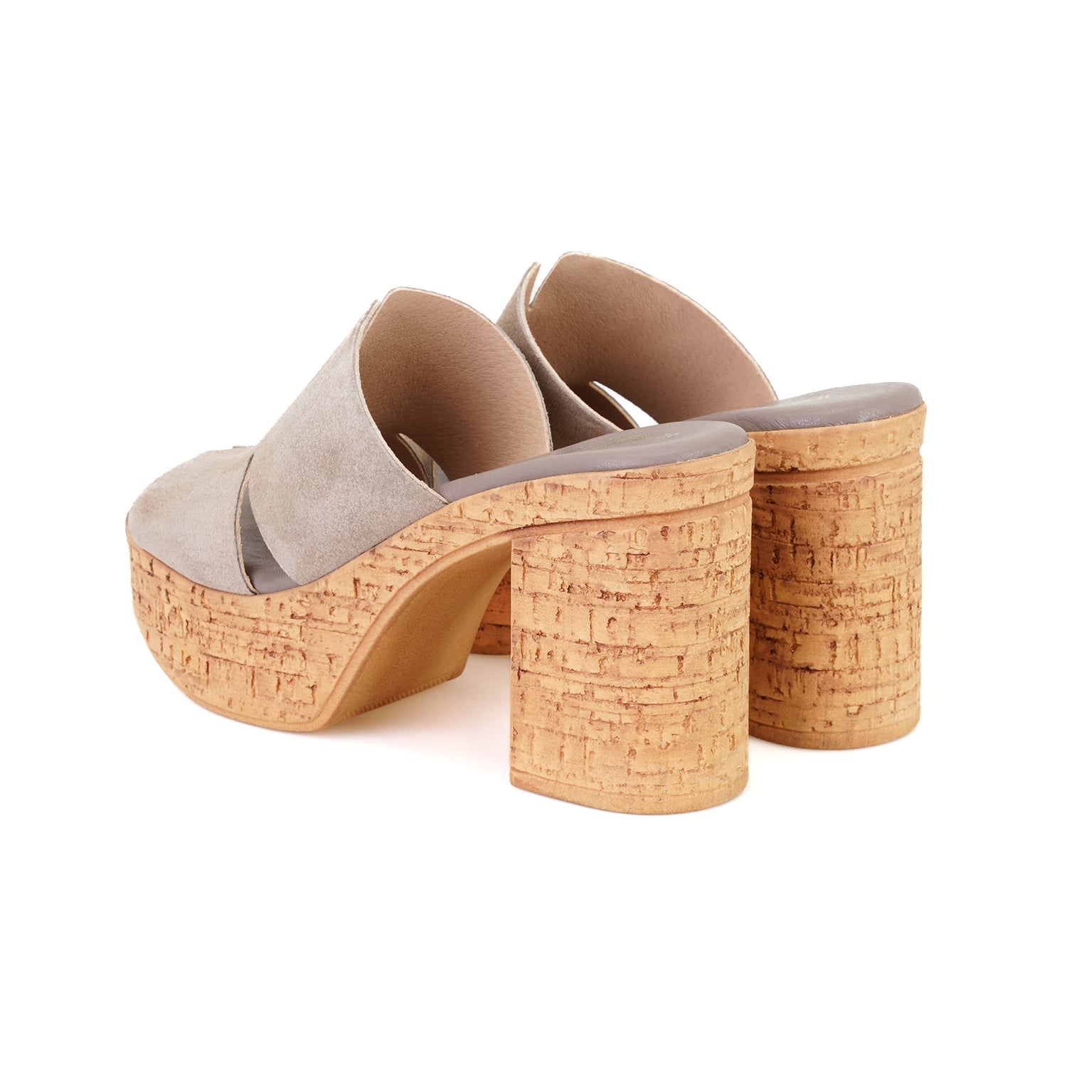 Desa Vizon Desa Deri Kadın Platform Topuklu Terlik