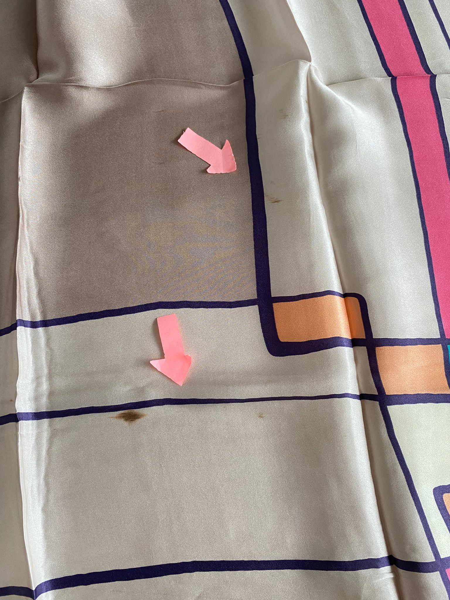 Aker Defolu Sura İpek Eşarp 44524 Pembe Karışık Desen