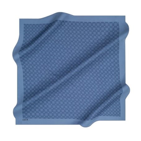 Aker Elegance Eşarp Mavi 1090500 922 Monogram Desen