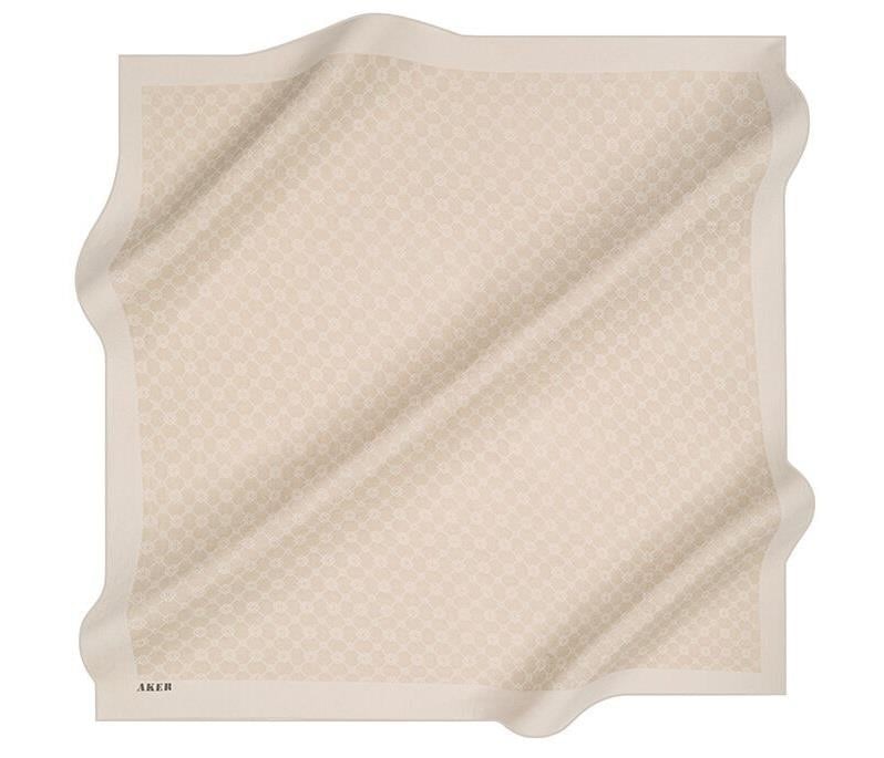Aker Elegance Eşarp Vizon 1090500 994 Monogram Desen
