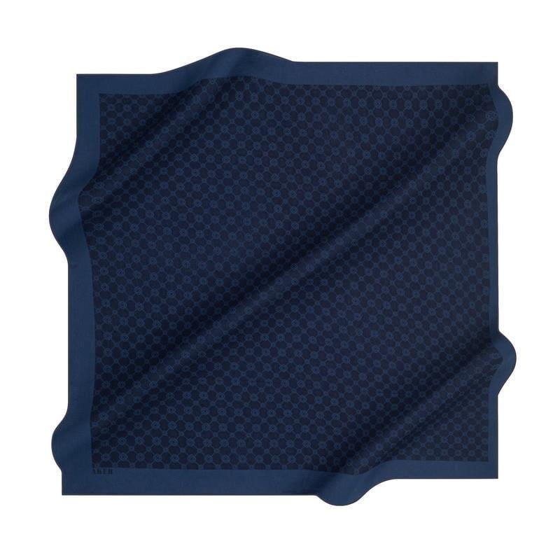 Aker Lacivert Elegance Monogram Eşarp 1090500-921