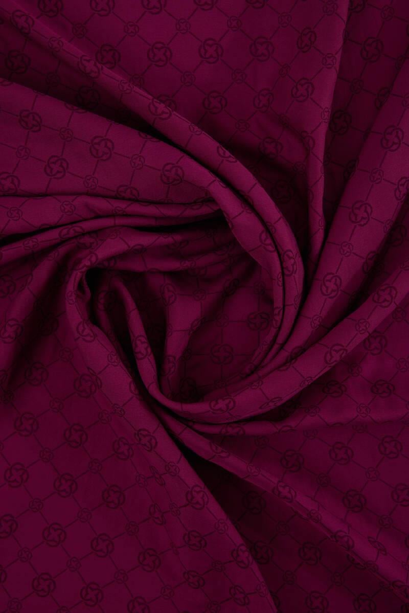 Aker Pembe Elegance Monogram Eşarp 1090500-994