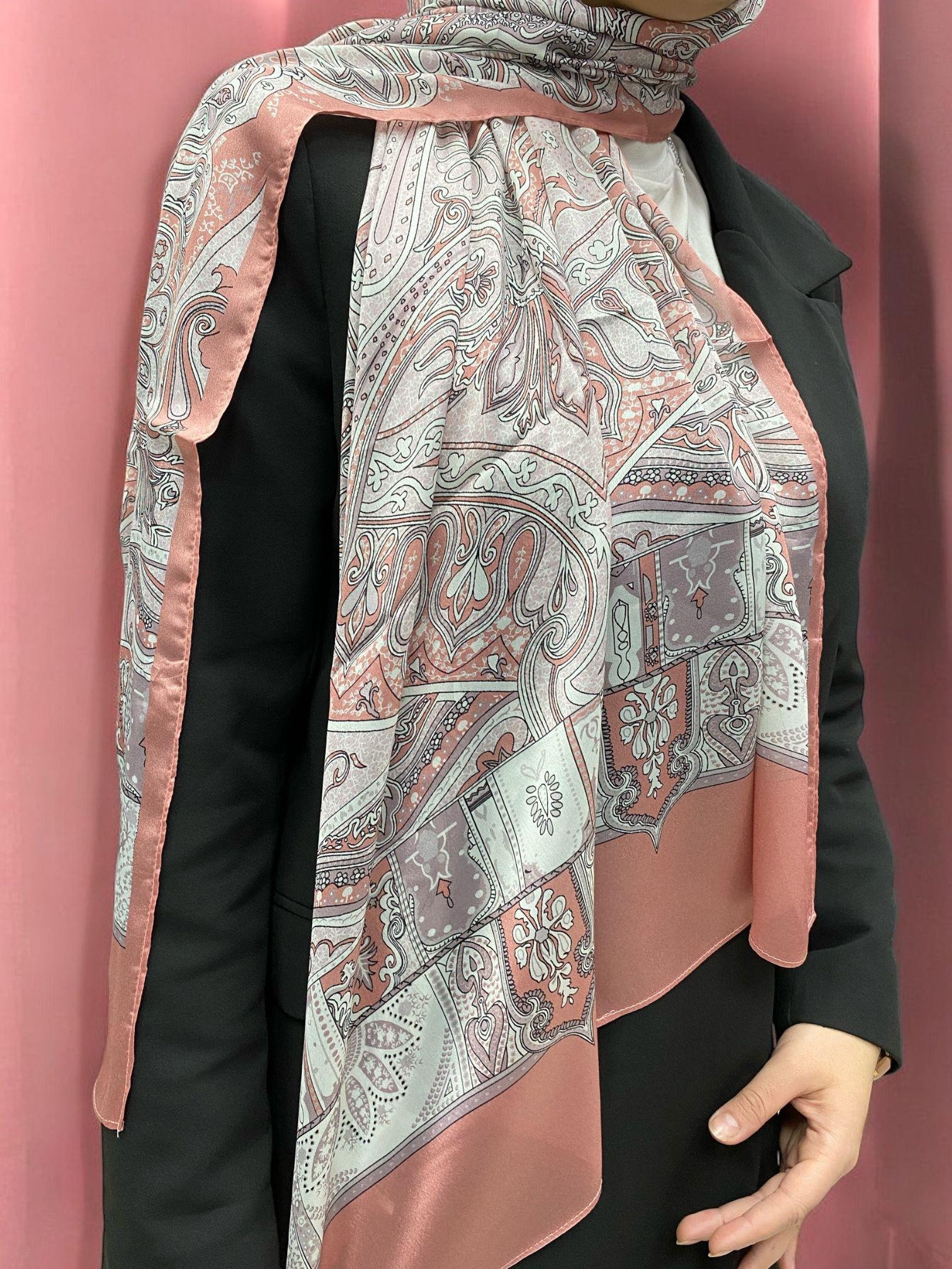ARMANDA ETHNIC VUAL ŞAL - PEMBE - 4456-08