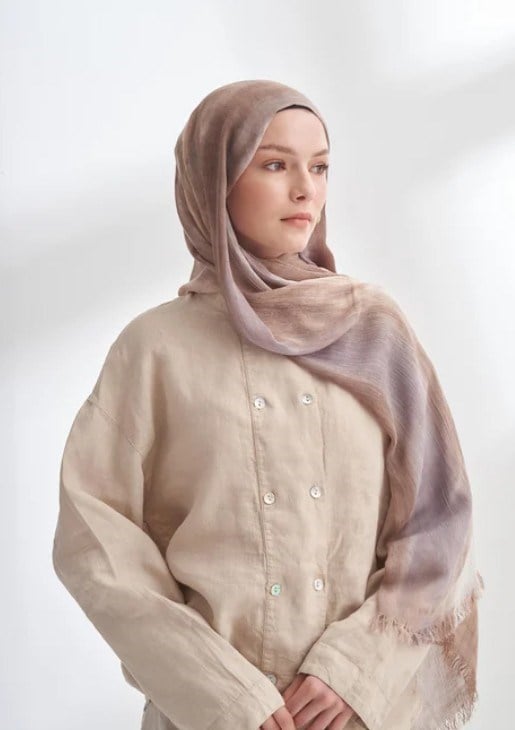 Armanda Organic Touch Viskoz Degrade Şal 3604 66 Taş  Blend Desen