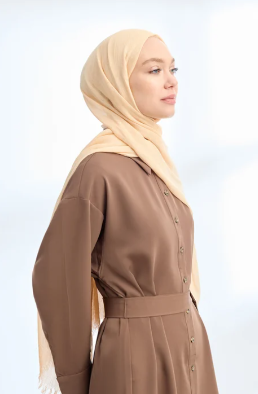 Armanda Organic Touch Viskoz Şal 3601 94 Dore Düz Desen