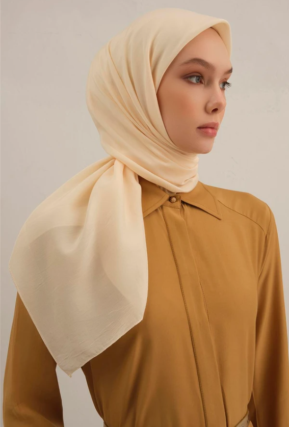 Armine B.Lyocell Eşarp 60 Krem 47375