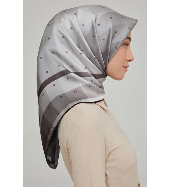 Armine Nostalji Tivil İpek 8652-84 Siyah  Karışık Desen