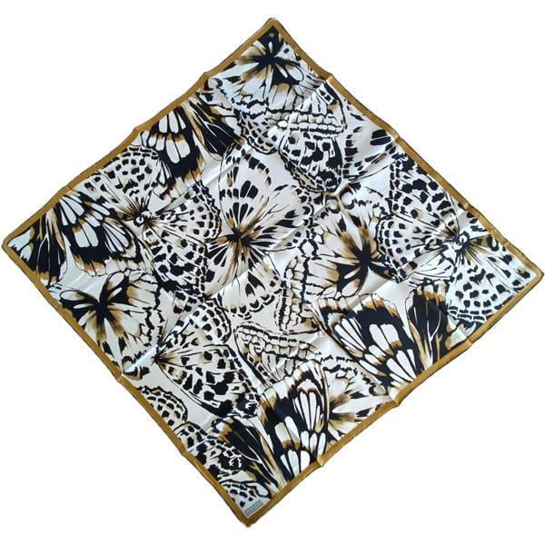 Armine Tivil İpek Eşarp 9256-31 Sarı Karışık Desen 