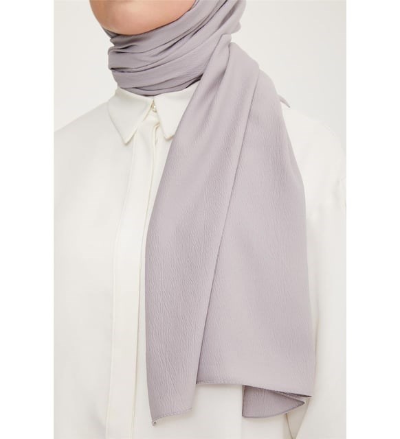 Armine Trend Gri  Kırınkıl Şal - 03