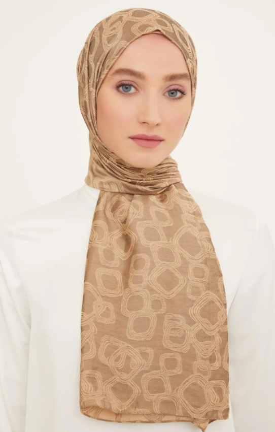 Armine Trend J.Viscon Şal 1-24928 Kahverengi