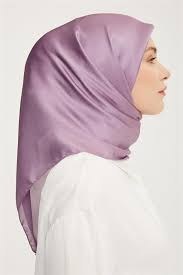 Armine Trend Leylak Düz Renk Jan Jan Şifon Eşarp 803