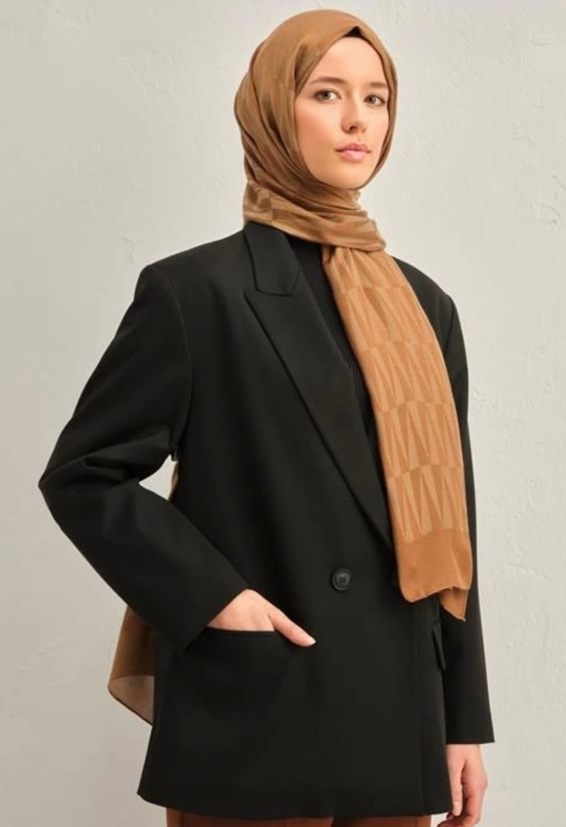 Armine Trend Lyon Şal 3-247322 Kahverengi