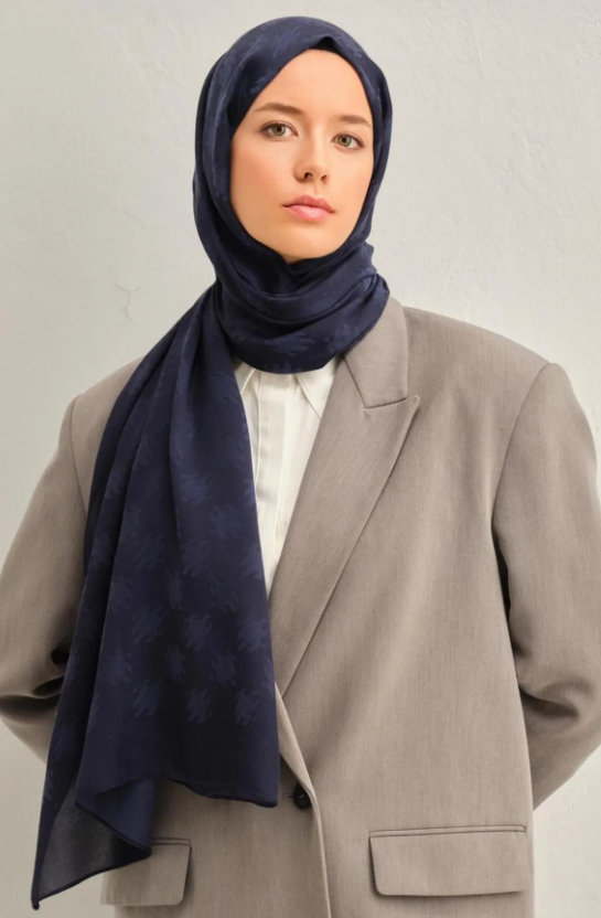 Armine Trend Lyon Şal 4-242235 Lacivert