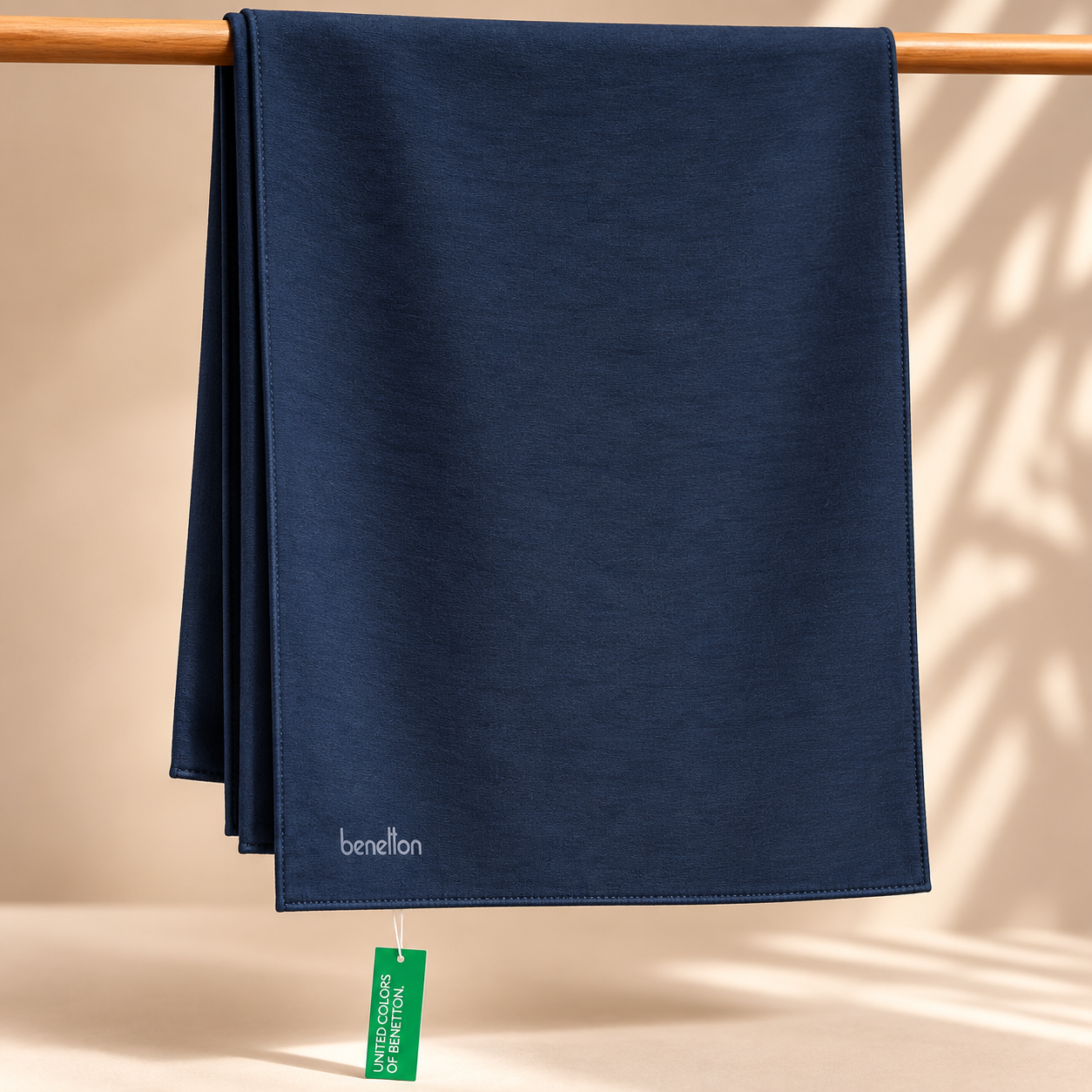 Benetton Siena Şal 1021 025 Vizon Düz Desen