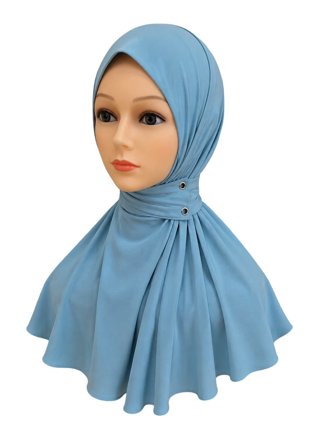 Çıtçıtlı Bone Şal Su Yeşili