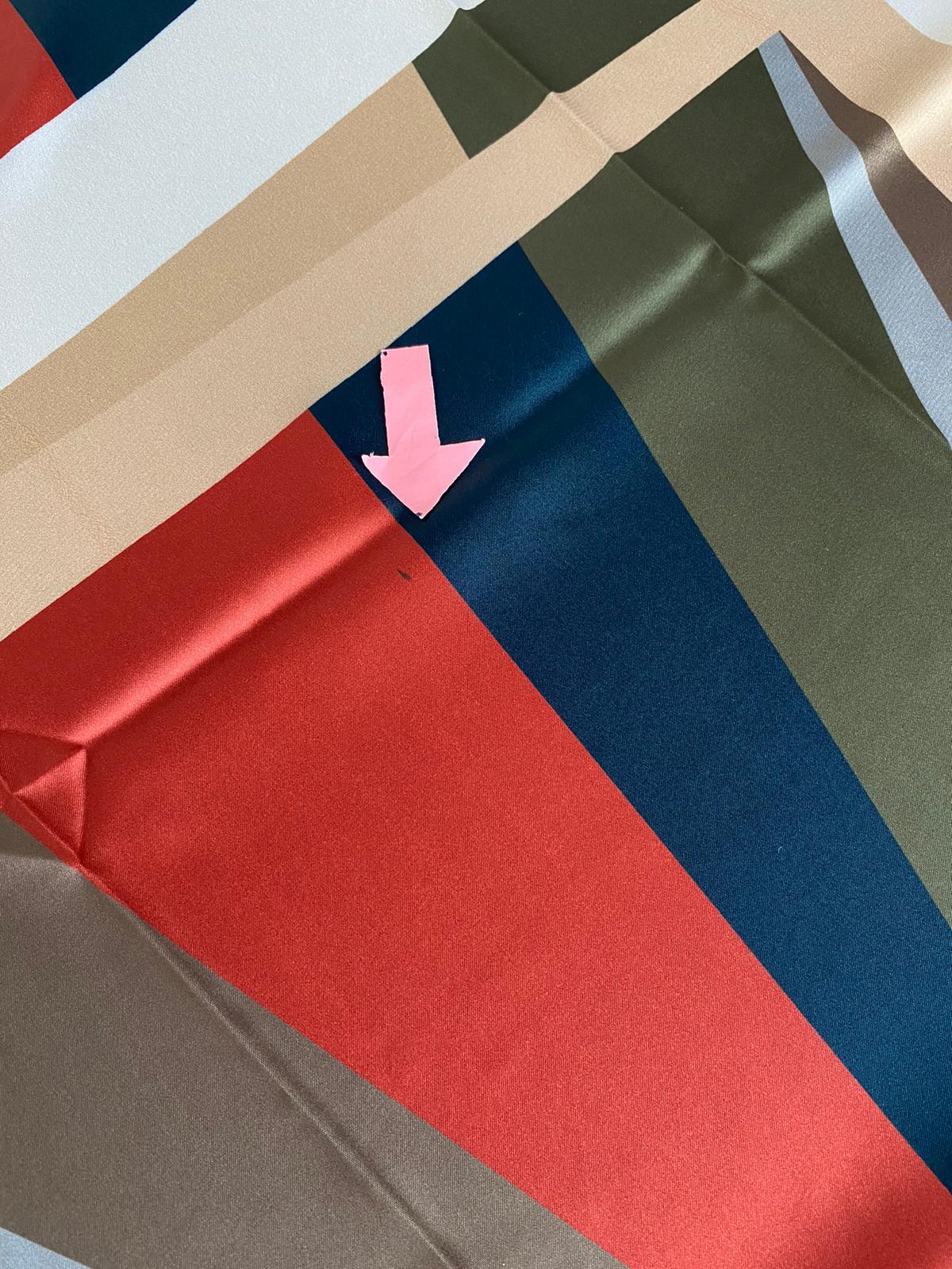 Defolu Polyester La Boutique Renkli Karma Desen Eşarp 32598