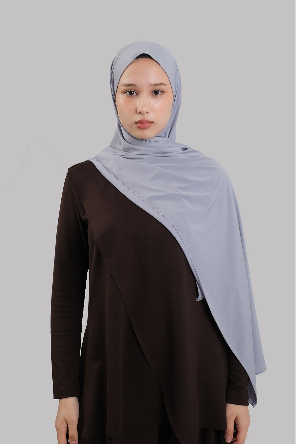 Gri Düz Klasik Şal Dikişli Premium Jersey Sade 202129_15