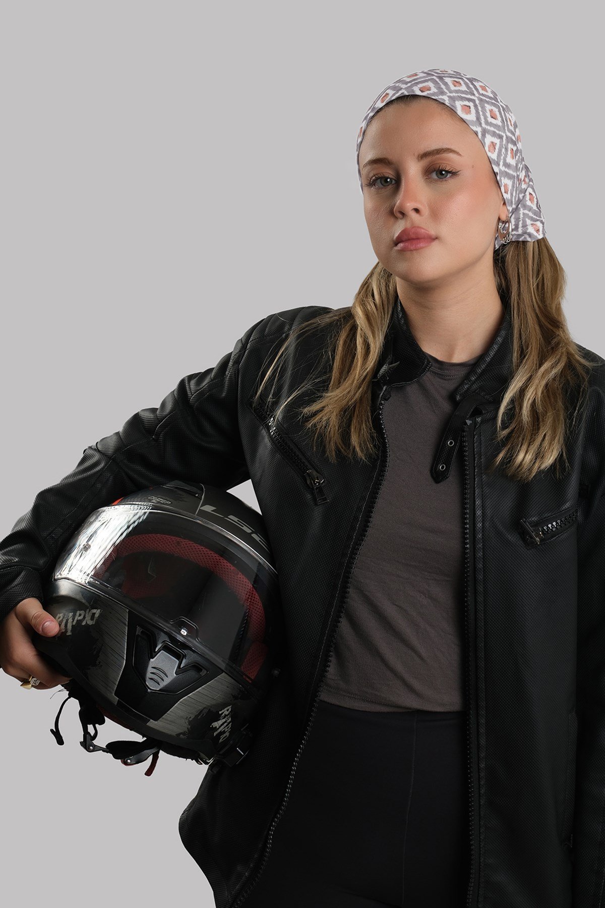 Gri Pratik Hazır Geçmeli Buff Bandana Sandy Desenli Boru Bone 2417_15