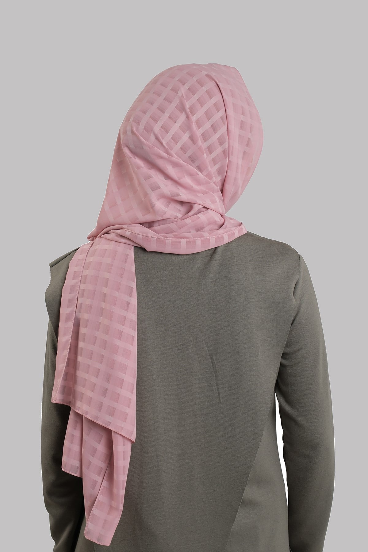 Gül Kurusu Pratik Hazır Geçmeli Şal Desenli Şifon Hijab Boneli 2415_18
